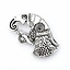 Germanischer Rabe Brosche Gotland, rechts, versilberte - Celtic Webmerchant