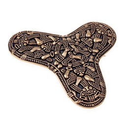 Viking brooch Kaupang, bronze - Celtic Webmerchant
