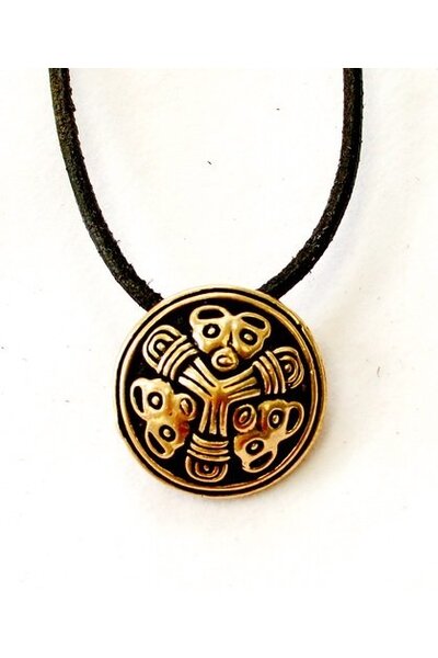 Pequeño peroné disco estilo de Borre, bronce - Celtic Webmerchant