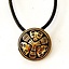 Small disc fibula Borre style, bronze - Celtic Webmerchant
