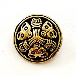 Small disc fibula Borre style, bronze - Celtic Webmerchant