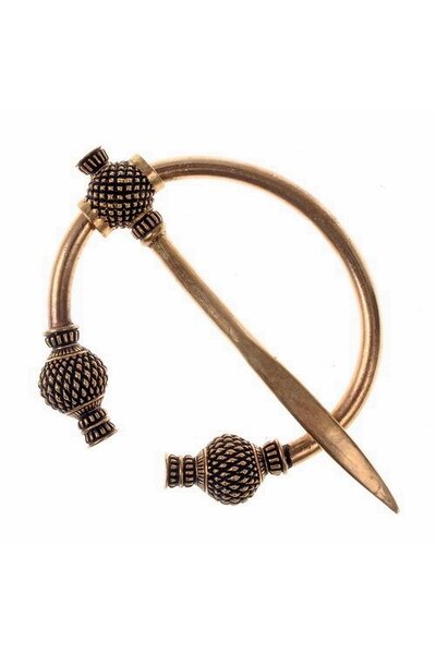 Viking cardo peroné pequeña, bronce - Celtic Webmerchant