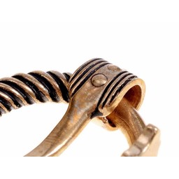 peroné anillo Báltico con cabezas de animales, bronce - Celtic Webmerchant