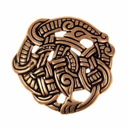 Urnes Stil Scheibenfibel, Bronze - Celtic Webmerchant