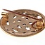 Viking disc fibula Jellinge style, bronze - Celtic Webmerchant
