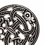 Viking płyty fibula styl Jellinge, posrebrzane - Celtic Webmerchant