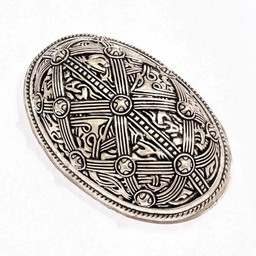 Turtle brooch Oseberg, silvered, price per piece - Celtic Webmerchant
