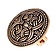 Birka Scheibenfibel Borrestil, Bronze - Celtic Webmerchant