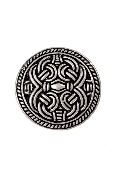 disque Birka péroné de style Borre, argentait - Celtic Webmerchant