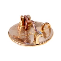 Birka skiv fibula Borre stil, försilvrade - Celtic Webmerchant