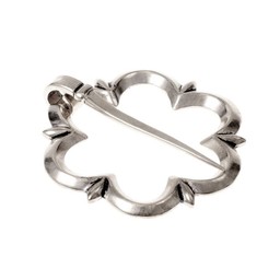 14de eeuwse Gotische broche, verzilverd - Celtic Webmerchant