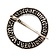 Medieval ring brooch, silvered - Celtic Webmerchant