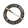 Middelalder ring broche, forsølvede - Celtic Webmerchant