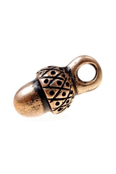 15. Jahrhundert Eichel Tasten, Set von 5 Stück, Bronze - Celtic Webmerchant