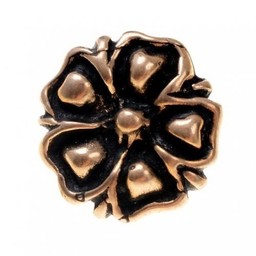 14. århundrede knapper blomstre, sæt af 5 stykker, bronze - Celtic Webmerchant