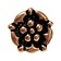 Senmedeltida knappar med ros, brons, uppsättning av 5 st - Celtic Webmerchant