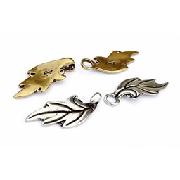 Elven cloak clasp, bronze - Celtic Webmerchant