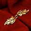 Elven cloak clasp, bronze - Celtic Webmerchant