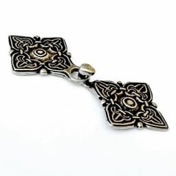 Rusvik Kaftan clasp, silvered - Celtic Webmerchant