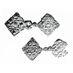Rusvik Kaftan clasp, silvered - Celtic Webmerchant