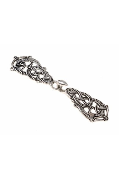 catenaccio mantello Peltro con Midgard serpente - Celtic Webmerchant