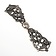 Silvered cloak clasp with Midgard snake - Celtic Webmerchant