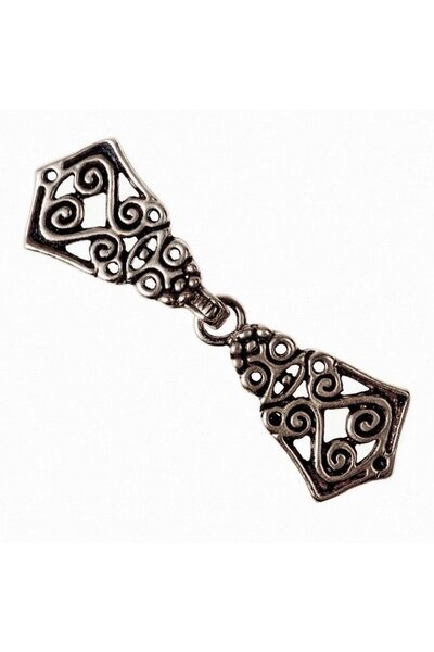 Avarian kappe lås, forsølvet - Celtic Webmerchant