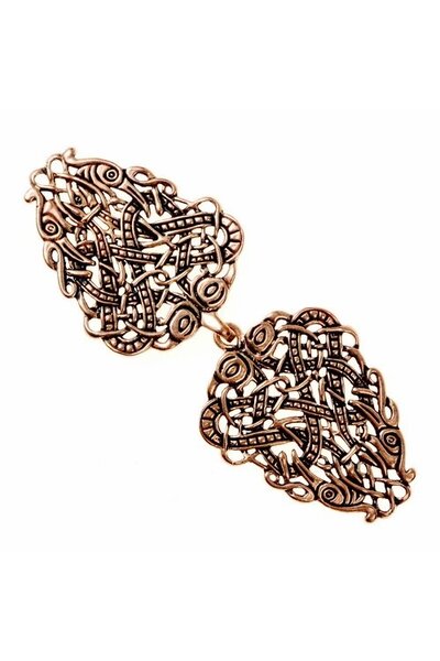 Irlandés broche de la capa, de bronce - Celtic Webmerchant