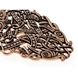 Irish cloak clasp, bronze - Celtic Webmerchant