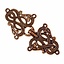 Capa broche de estilo de la serpiente Midgard Urnes, bronce - Celtic Webmerchant