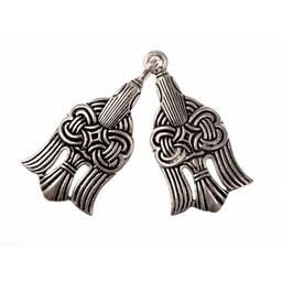 Rusvik mantelsluiting, verzilverd - Celtic Webmerchant