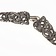 Viking cloak clasp with dragons, silvered - Celtic Webmerchant