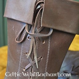 Seite geschnürt hohe Stiefel, dunkelbraun - Celtic Webmerchant