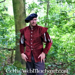 Jacket with open sleeves, red - Celtic Webmerchant