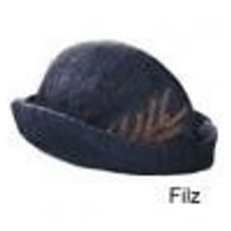 Hat with feather, brown - Celtic Webmerchant