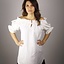 Blouse Morgause, white - Celtic Webmerchant