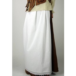 Apron with lace, white - Celtic Webmerchant