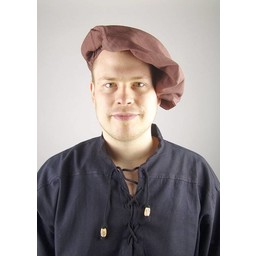 Bomuld baret, brun - Celtic Webmerchant