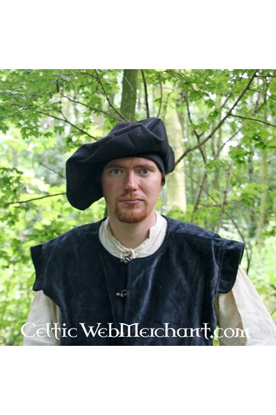 Velvet beret, green - Celtic Webmerchant