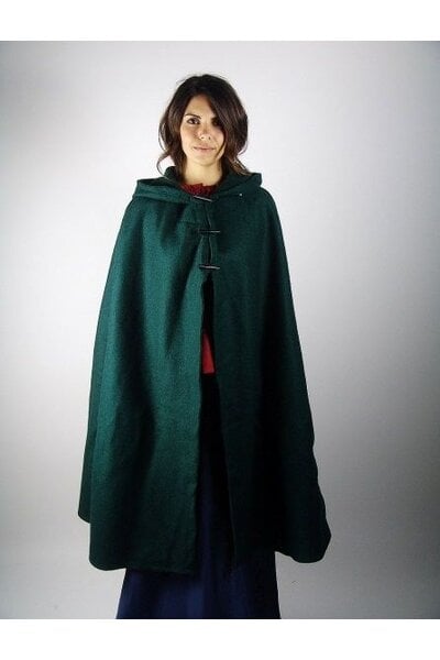 Wool cloak Felis, black - Celtic Webmerchant