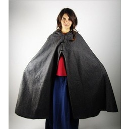 Manteau de laine Felis, noir - Celtic Webmerchant