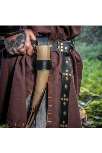 Viking bælte Snorre, sort - Celtic Webmerchant
