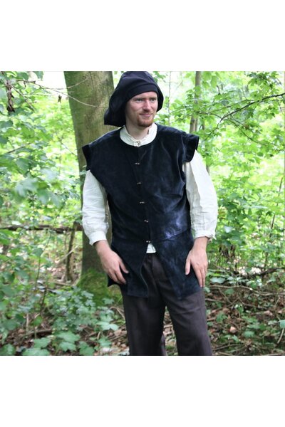 Doublet du 16ème siècle Gueux de mer, noir - Celtic Webmerchant