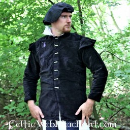 Doublet du 16ème siècle, noir - Celtic Webmerchant