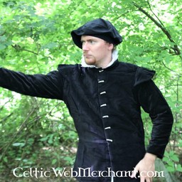 16th century doublet, black - Celtic Webmerchant