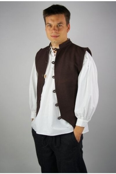 17. århundrede sømand vest, brun - Celtic Webmerchant