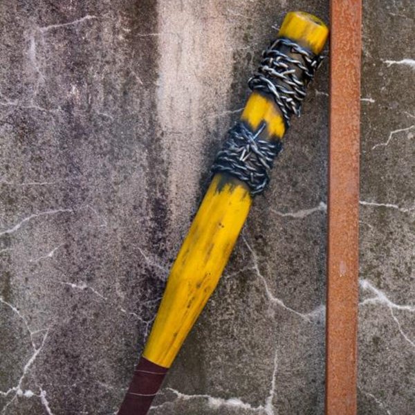 LARP baseball bat barbed wire, 80 cm, yellow
