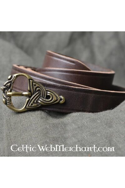 9de eeuwse Vikingriem, verzilverd - Celtic Webmerchant