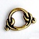 Birka ring for seax scabbard, silvered - Celtic Webmerchant