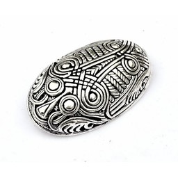 Broche tortue Dorestad, argentait - Celtic Webmerchant